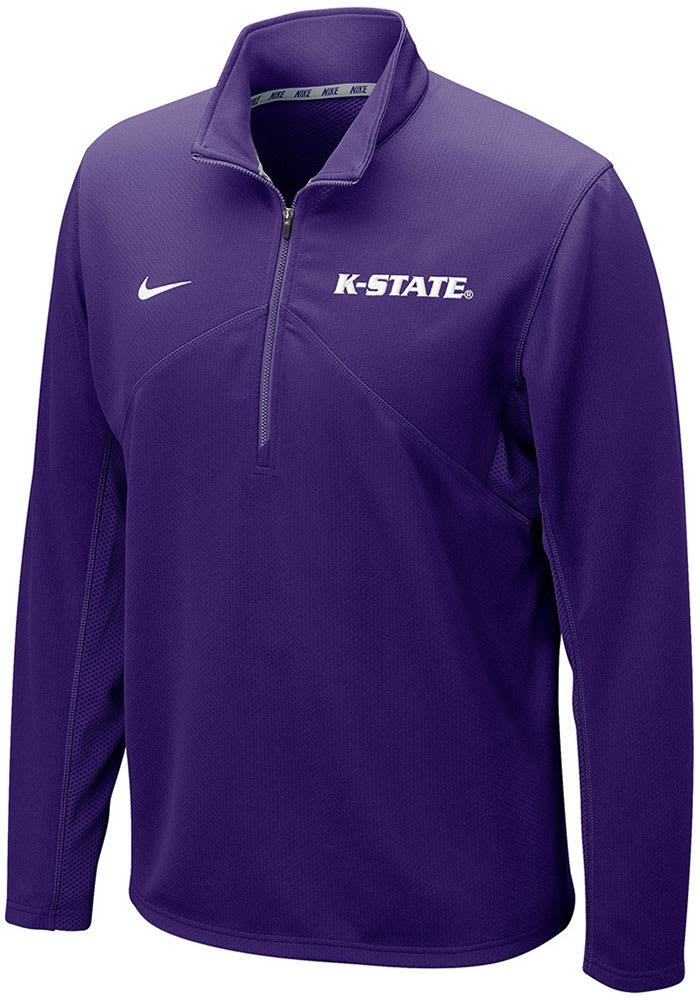 Nike Youth Kansas State Wildcats Dri-Fit Legend Football Sideline Team Issue T-Shirt - Purple - M (Medium)