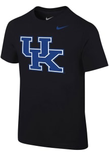 Nike Kentucky Wildcats Boys Black Primary Logo Short Sleeve T-Shirt