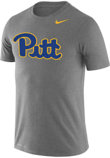 Nike Pitt Panthers Grey Legend Short Sleeve T Shirt