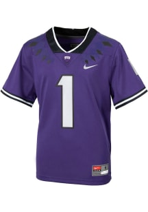 Nike TCU Horned Frogs Youth Purple Sideline Replica Football Jersey