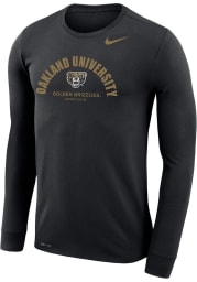 Nike Oakland University Golden Grizzlies Black Legend Sideline Long Sleeve T-Shirt