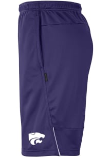Nike K-State Wildcats Mens Purple Coach Shorts