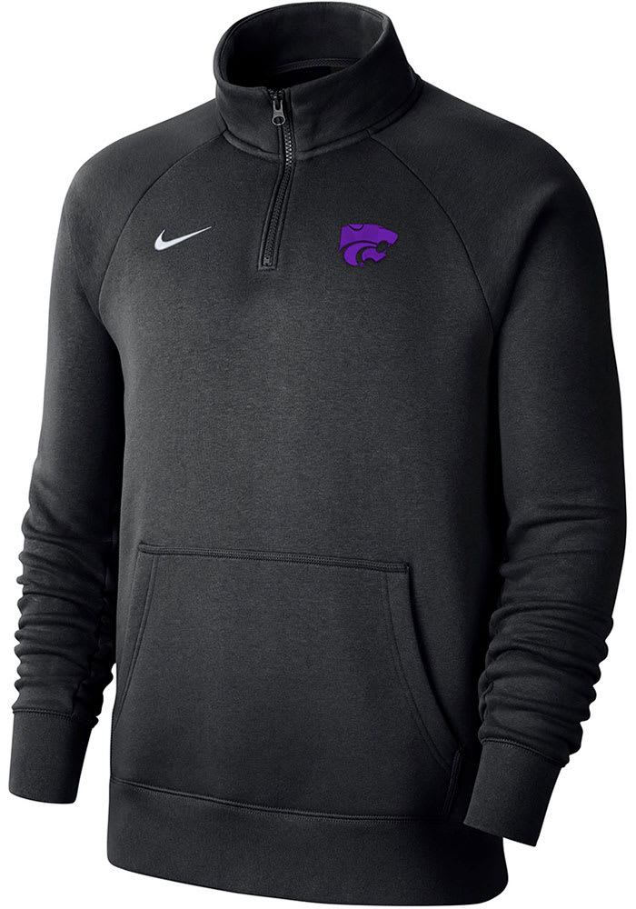 Nike K-State Wildcats Club Fleece Pullover - Black