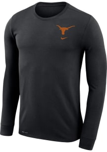Nike Texas Longhorns Black Legend Left Chest Logo Long Sleeve T-Shirt
