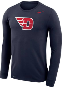 Nike Dayton Flyers Navy Blue Legend Long Sleeve T-Shirt