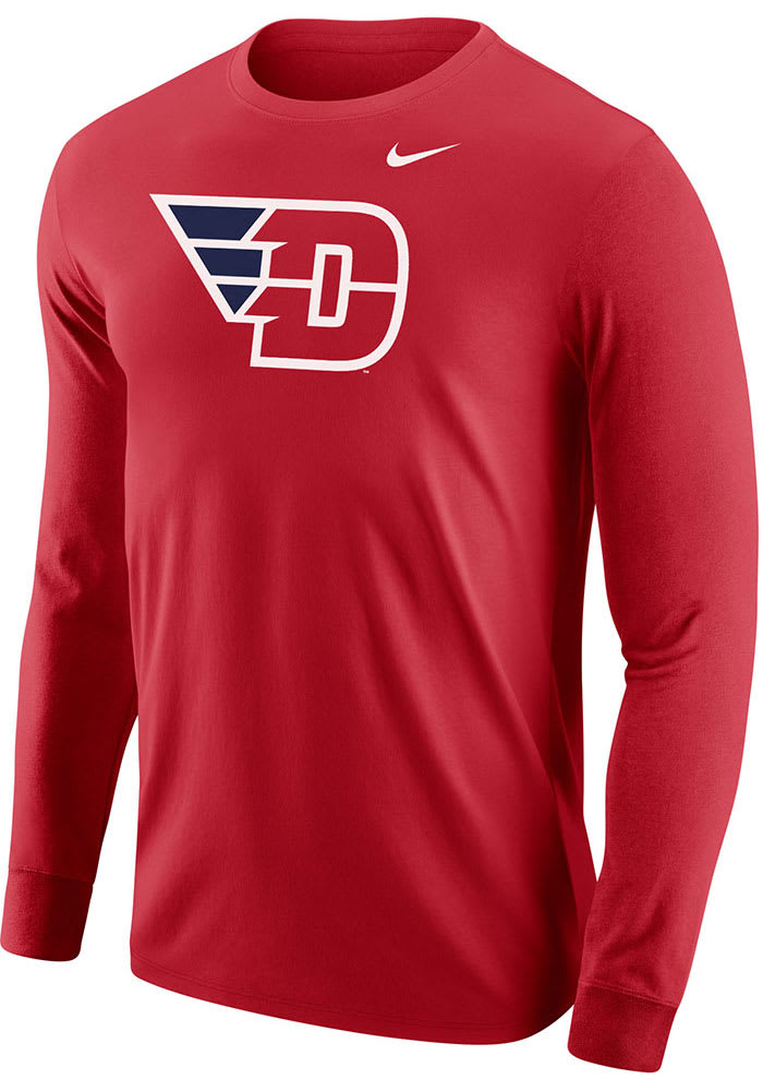 Nike Dayton Flyers Red Core Long Sleeve T Shirt