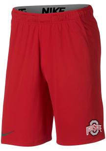 Mens Ohio State Buckeyes Red Nike Hype Shorts