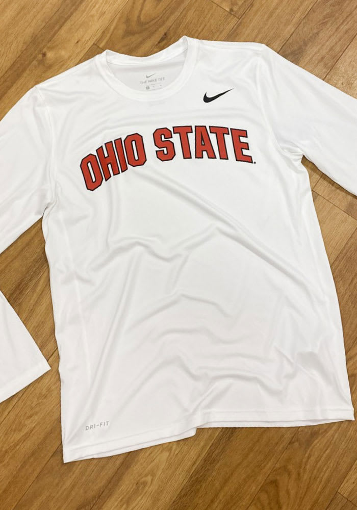 Nike Ohio State Buckeyes Legend Arch Name Long Sleeve T-Shirt