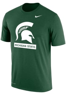 Nike Michigan State Spartans Green Dri-FIT Name Drop Short Sleeve T Shirt