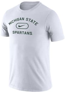 Michigan State Spartans White Nike Dri-FIT Nike Pill Legend Short Sleeve T Shirt