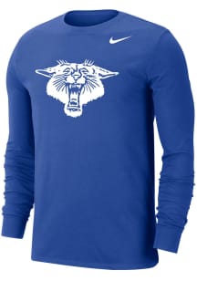 Nike Kentucky Wildcats Blue Dri-FIT Vintage Logo Long Sleeve T Shirt