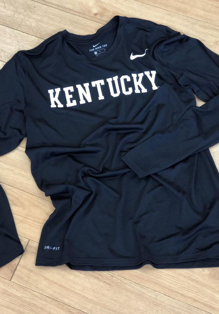 Nike Kentucky Wildcats Black Wordmark Legend Long Sleeve T-Shirt