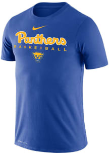 Nike Pitt Panthers Blue Hook Short Sleeve T Shirt