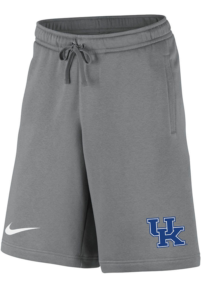Nike Kentucky Wildcats Mens Grey Club Fleece Shorts