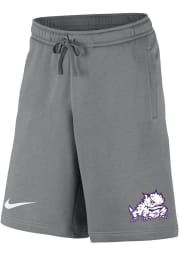 Nike TCU Horned Frogs Mens Grey Club Fleece Shorts