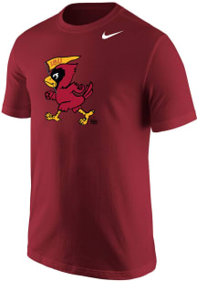 Nike Iowa State Cyclones Cardinal Core Vintage Logo Short Sleeve T Shirt