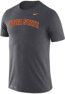 Nike Iowa State Cyclones Grey Legend Arch Name Short Sleeve T Shirt