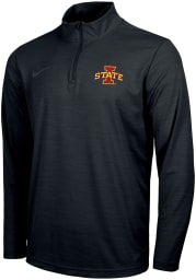 Nike Iowa State Cyclones Mens Black Intensity Long Sleeve 1/4 Zip Pullover