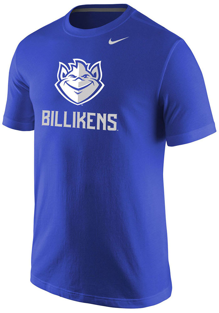 Nike Saint Louis Billikens ROYAL Core Name Drop Short Sleeve T Shirt