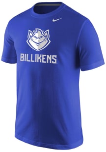 Nike Saint Louis Billikens Blue Core Name Drop Short Sleeve T Shirt