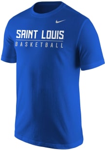 Nike Saint Louis Billikens Blue Core Basketball Short Sleeve T Shirt