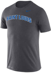 Nike Saint Louis Billikens Grey Legend Arch Name Short Sleeve T Shirt