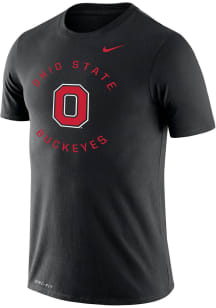 Nike Ohio State Buckeyes Black Legend Circle Graphic Short Sleeve T Shirt