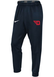 Nike Dayton Flyers Mens Navy Blue Therma Tapered Pants