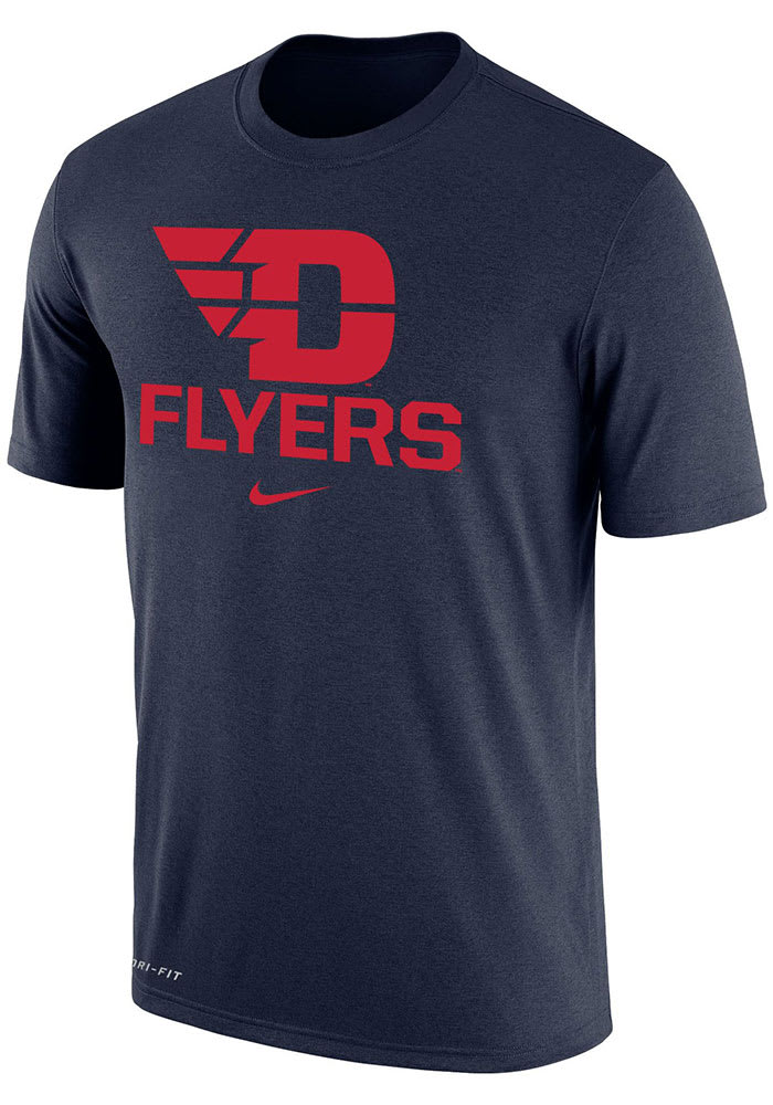 Dayton Flyers Basic Block T-Shirt – Navy College Team Color, Unisex 3X-Large