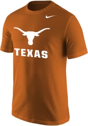 Nike Texas Longhorns Burnt Orange Core Name Drop Short Sleeve T Shirt