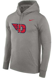 Nike Dayton Flyers Mens Grey Therma Essential Hood