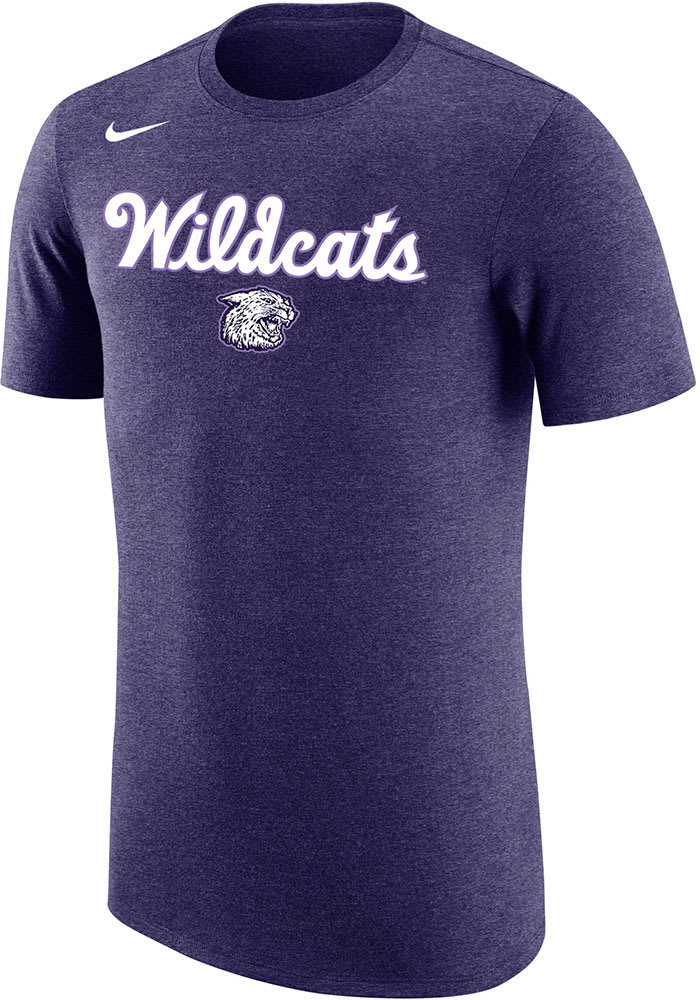 Nike K-State Wildcats Purple 2019 Basketball Short Sleeve Fashion T Shirt