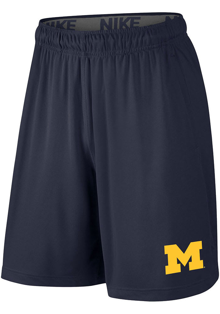 Michigan Wolverines Nike Navy Blue Fly 2.0 Shorts