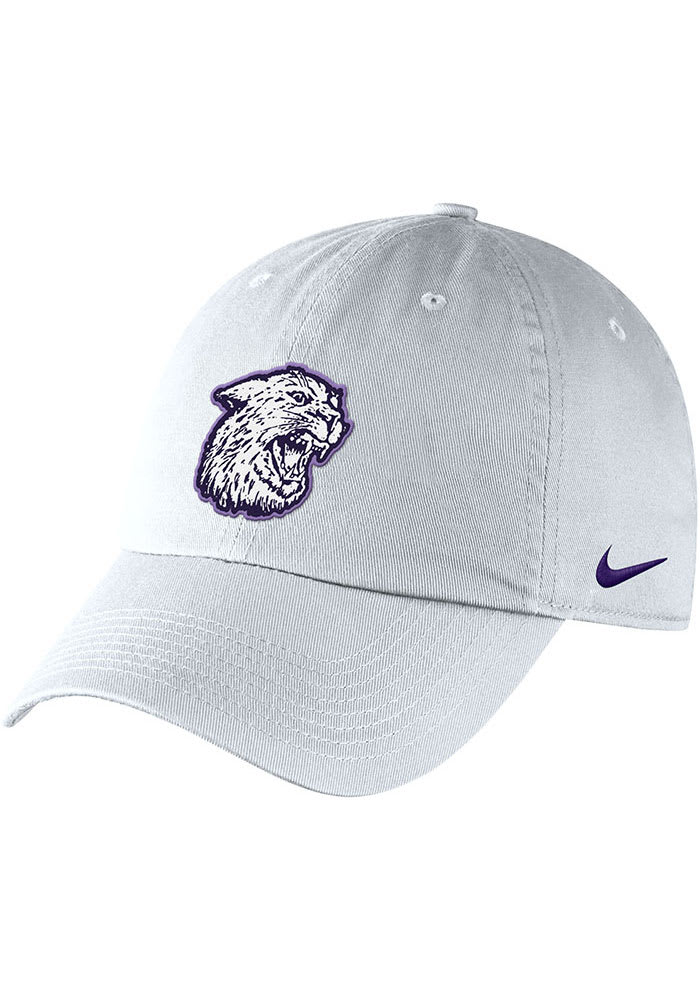 Nike K-State Wildcats Basketball Campus Adjustable Hat - White