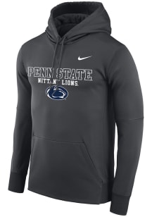 Nike Penn State Nittany Lions Mens Grey Therma Essential Hood