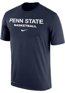 Nike Penn State Nittany Lions Navy Blue Dri-FIT Basketball Short Sleeve T Shirt