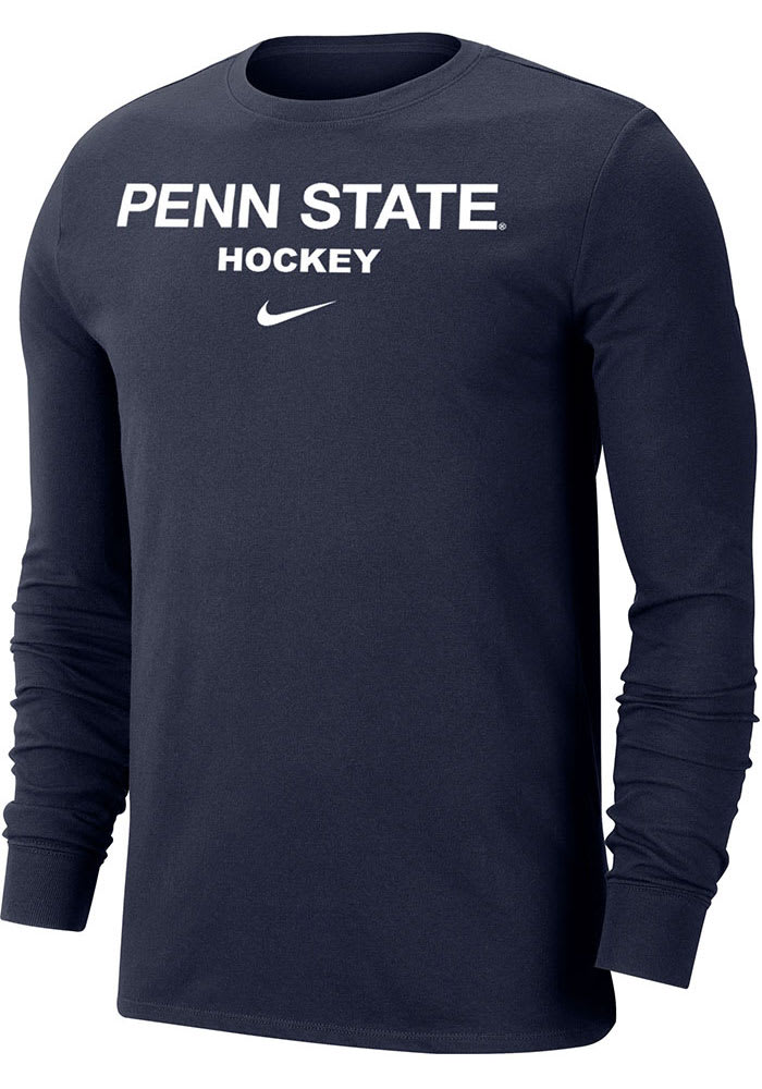 Nike Penn State Nittany Lions Dri-FIT Long Sleeve T Shirt NAVY