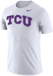Nike TCU Horned Frogs White Legend Wordmark Short Sleeve T Shirt