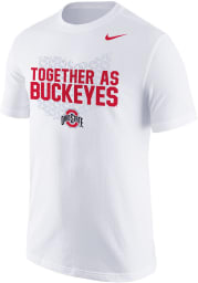Nike Ohio State Buckeyes White Fan Short Sleeve T Shirt
