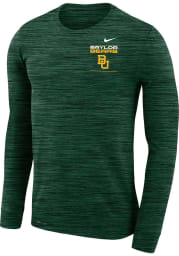 Nike Baylor Bears Green Sideline Velocity Legend Long Sleeve T-Shirt