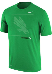 Nike North Texas Mean Green Green Sideline Team Issue Short Sleeve T Shirt
