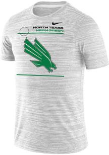 Nike North Texas Mean Green White Sideline Velocity Legend Short Sleeve T Shirt