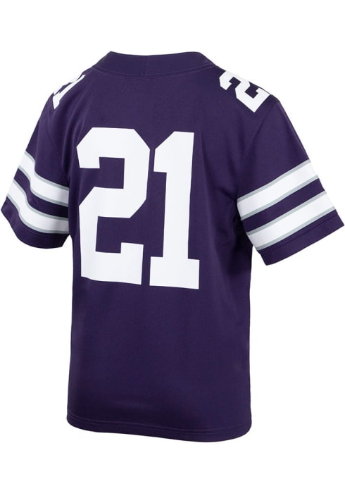 Nike K-State Wildcats Toddler Purple Replica Football Jersey, Purple, 100% POLYESTER, Size 4T, Rally House