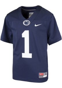 Youth Penn State Nittany Lions Navy Blue Nike Sideline Replica 21 Football Jersey Jersey