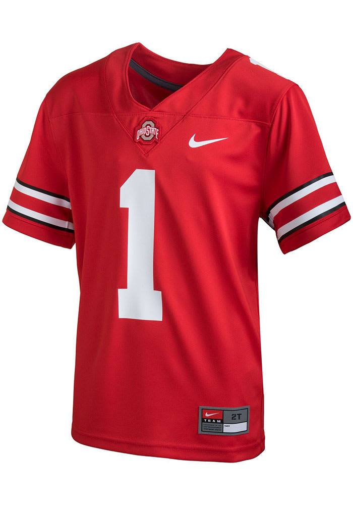 Nike Ohio State Buckeyes Toddler Red Sideline Replica 21 Football Jersey