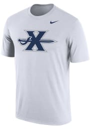 Nike Xavier Musketeers White Dri-FIT Alt Logo Short Sleeve T Shirt
