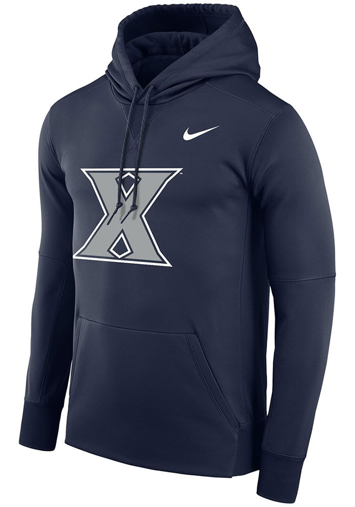Xavier Musketeers Nike Navy Blue Therma Essential Hood