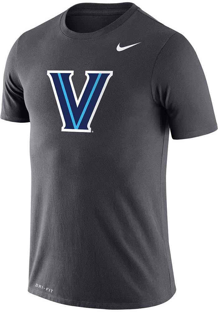 Nike Villanova Wildcats Grey Dri-FIT Legend Short Sleeve T Shirt