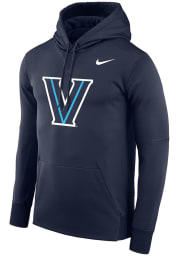 Nike Villanova Wildcats Mens Navy Blue Therma Essential Hood