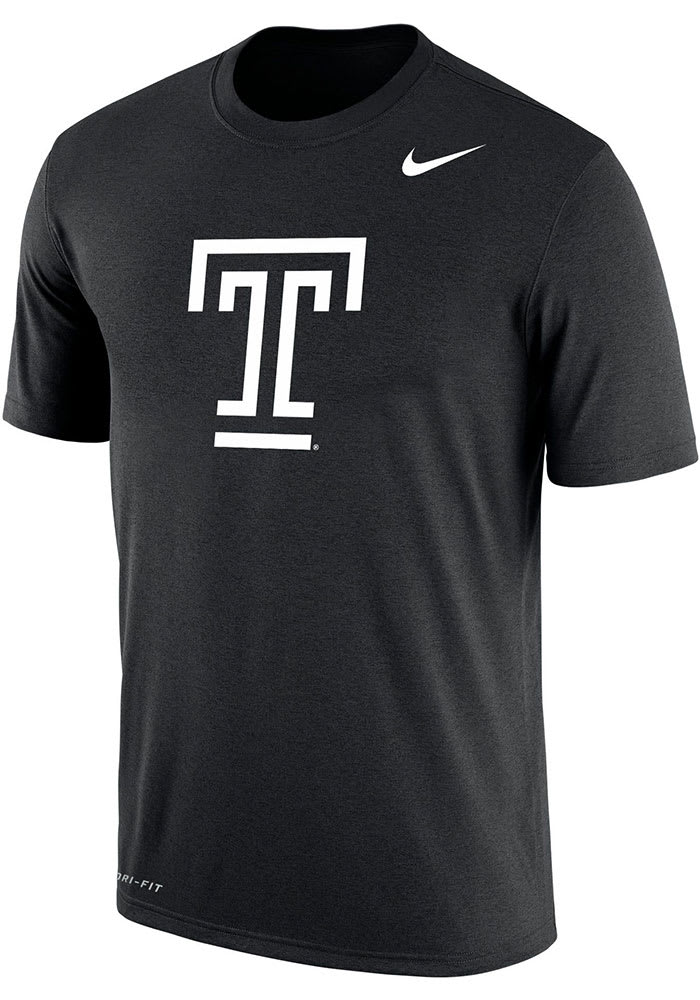Nike Temple Owls BLACK Dri-FIT Short Sleeve T Shirt - 19862034